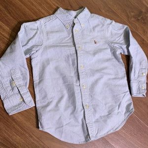 Ralph Lauren Striped Button Down Shirt - Size 5